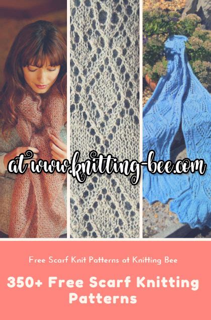 Scarves ⋆ Knitting Bee (417 free knitting patterns)