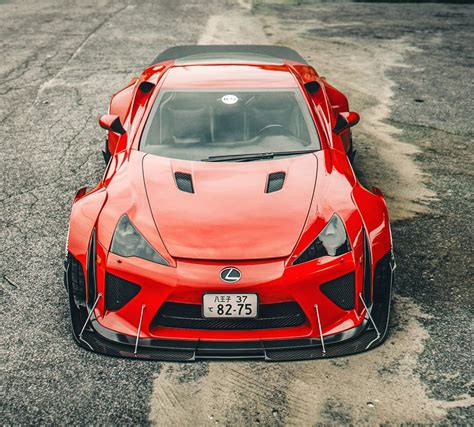 Lexus Lfa Widebody Looks Like A Red Devil Autoevolution