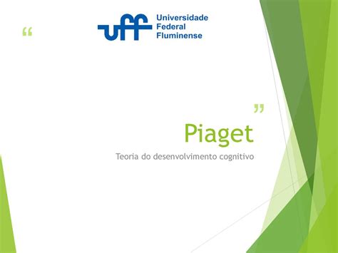 Piaget Teoria Do Desenvolvimento Cognitivo Ppt Carregar