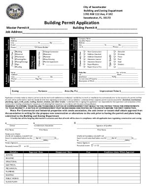 Fillable Online City Of Sweetwater Building And Zoning Department Fax