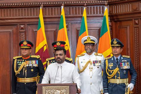 sri lankas  president anura kumara dissanayake promises change