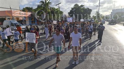 Marcha En Contra De Abuso Policial En Tulum Sol Quintana Roo