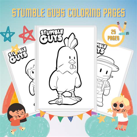 26 Dibujos De Stumble Guys Para Colorear Libera Al Artista Que Llevas