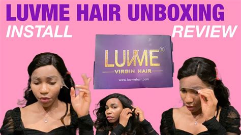 Luvme Hair 180 Density Frontal Lace Wig Glueless And Pre Plucked