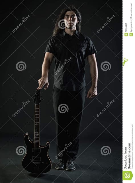 Heavy Metal Guitarist Stock Photography Image 32353812