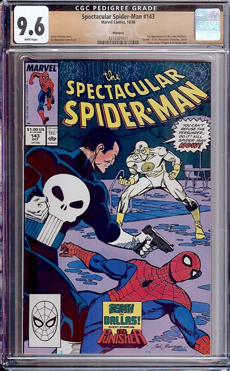 Spectacular Spider Man Cgc W Winnipeg Auction Pedigree