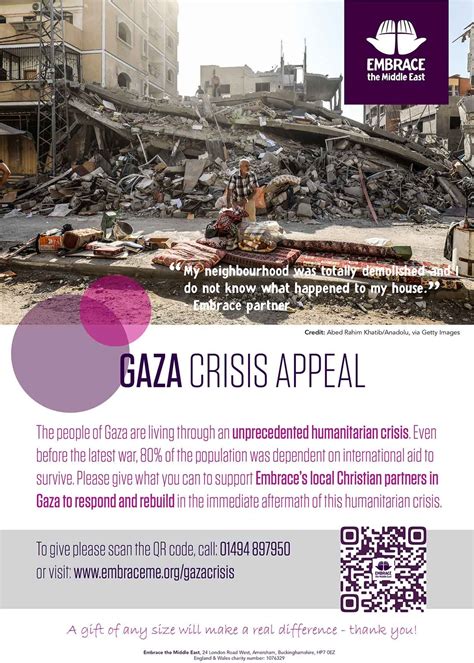 Fundraise for Gaza Crisis Appeal — Embrace the Middle East