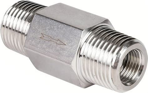 Amazon Inch Npt Male To Male Thread Stainless Steel Check