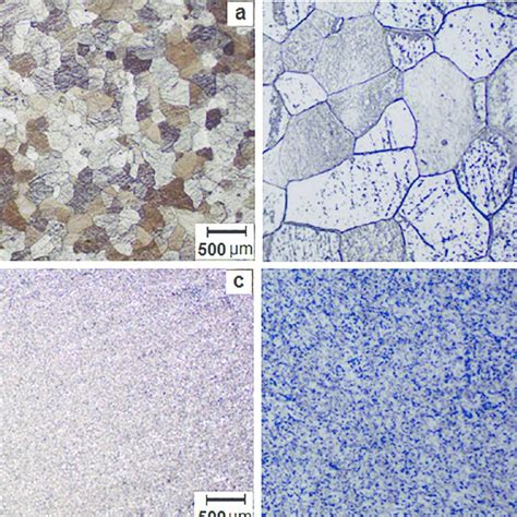 Typical Micrographs Om Of Al Killed Aisi 1020 Steel Strips After