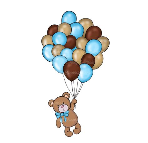 Teddy Bear Clipart Bear Png Baby Shower Descarga Digital Etsy M Xico