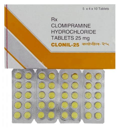 Buy Anafranil 25mg Online Generic Clomipramine 25mg Tablets