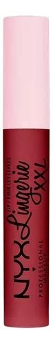 Labial NYX Professional Makeup Lip Lingerie XXL Lingerie XXL Color Its Hotter Mate MercadoLibre