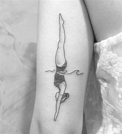 Pin By Aggel On Tattoos Tattoos Swimming Tattoo Time Tattoos