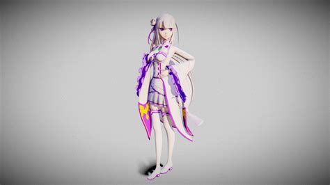 Emilia Download Free 3d Model By 雨宮レン Oscar3dmodel 8e84008 Sketchfab