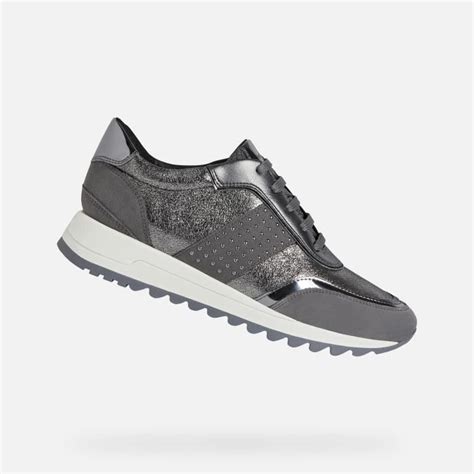 Geox Tennis Baskets Basses D TABELYA Femme Gris Cdiscount Chaussures