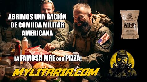 Abrimos un ración de comida militar americana La FAMOSA MRE con PIZZA