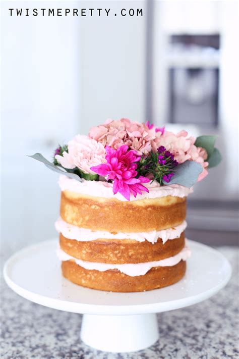 EASY Naked Cake Tutorial For Beginners Twist Me Pretty