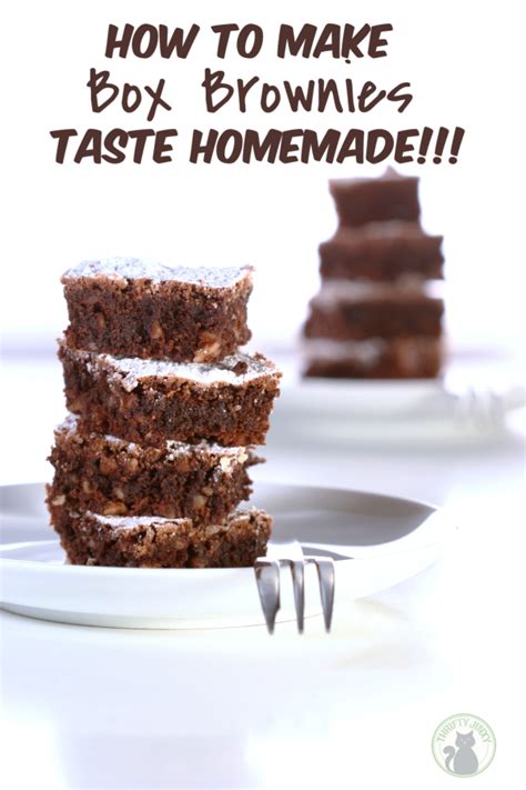 How To Make Boxed Brownie Mixes Taste Homemade