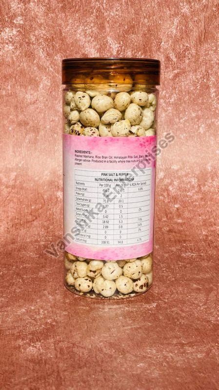 100gm Pink Salt Pepper Roasted Makhana Manufacturer Supplier From Bikaner