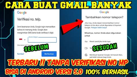 Cara Membuat Akun Gmail Banyak 2022 Terbaru Tanpa Verifikasi Nomor