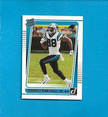 2021 Panini Donruss Rated Rookie 266 Terrance Marshall Jr RC Carolina