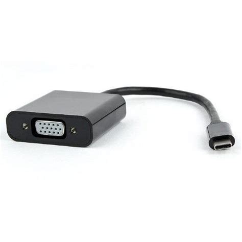 Gembird Usb C To Vga Adapter Black Blister Ab Cm Vgaf Adapter