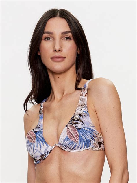 Guess Góra od bikini E3GJ07 MC04R Niebieski Modivo pl