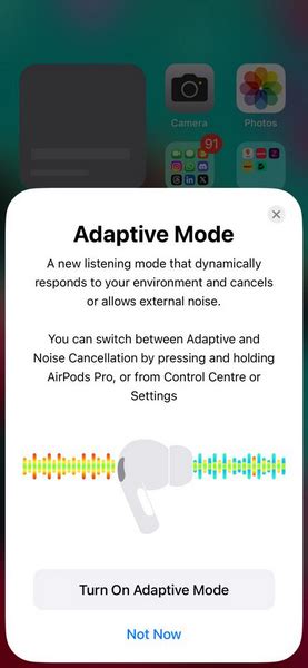 How To Enable And Use Adaptive Audio In AirPods Pro On IPhone In IOS 17