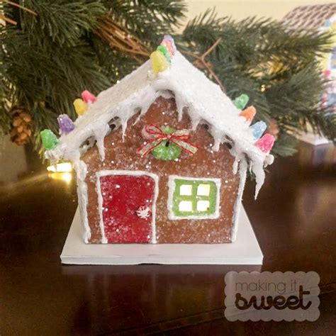 Glitter Putz House Cottage Making It Sweet