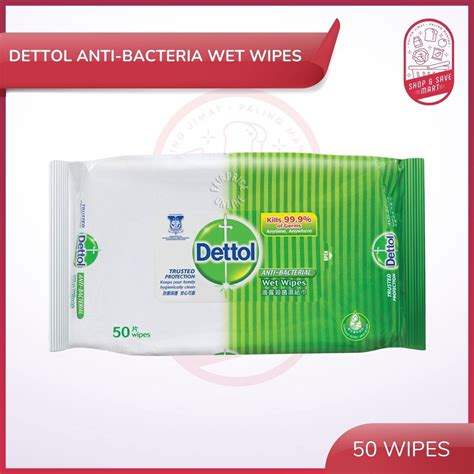 Dettol Anti Bacteria Wet Tissue S Tisu Basah Wet Wipes Shopee