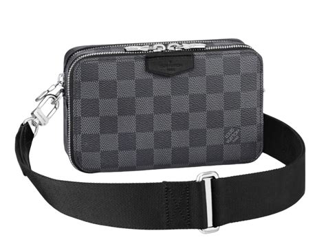 SASOM Bags Louis Vuitton Alpha Wearable Wallet Damier Graphite Canvas