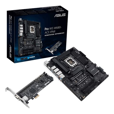 Asus Pro Ws W Ace Ipmi Lga Atx Motherboard Avadirect