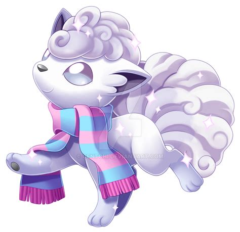 Shiny Alolan Vulpix By Centchi On Deviantart