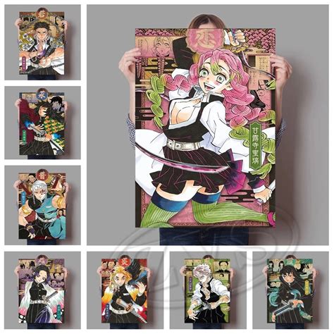 Demon Slayer Anime Modular Pictures Decora O Kanroji Mitsuri Wall Art