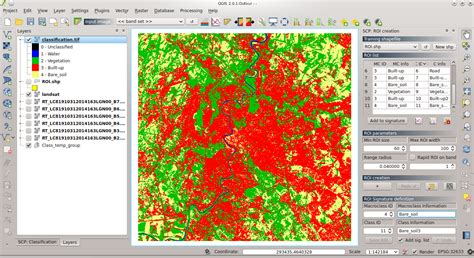 From GIS To Remote Sensing Supervised Classification Using The Semi