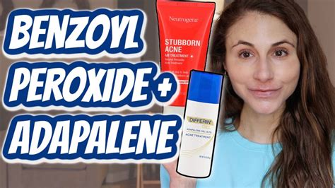 How To Use Benzoyl Peroxide With Adapalene Dr Dray Youtube