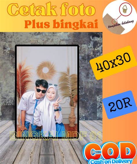 Cetak Foto Plus Bingkai R R R Plus Bingkai Lis Hitam Termurah