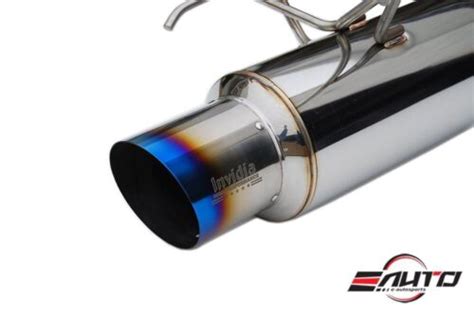 Invidia N1 Titanium Burnt Tip Catback Exhaust For Acura Rsx 02 06 Type