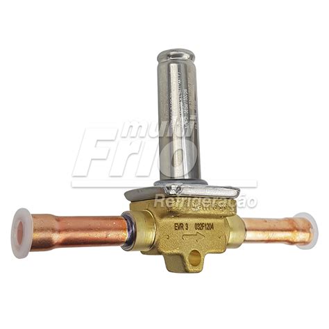 Válvula Solenoide 3 8 EVR 3 Solda Danfoss 032F1204