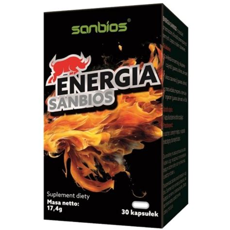 Energia Sanbios Kofeina Guarana Tauryna E Sze Witamina Kaps