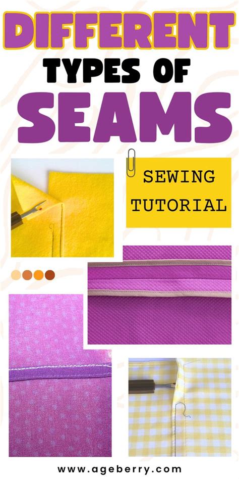 Different types of seams a sewing tutorial – Artofit