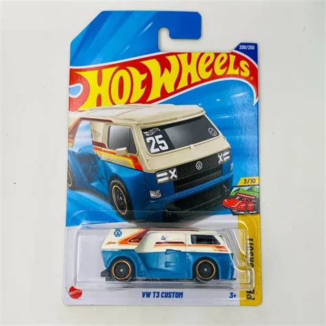 Hot Wheels Volkswagen Vw T3 Custom Azul 2025k Peak Pursuit Azul MercadoLivre