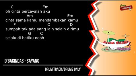 Dbagindas Sayang Drums Only Chord Gitar And Lirik Youtube