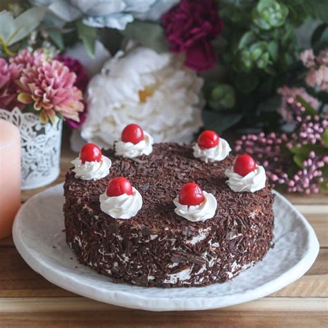 Black Forest Cake Eggless Ovenfresh