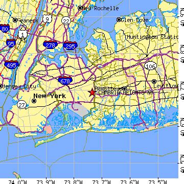 Cambria Heights, New York (NY) ~ population data, races, housing & economy