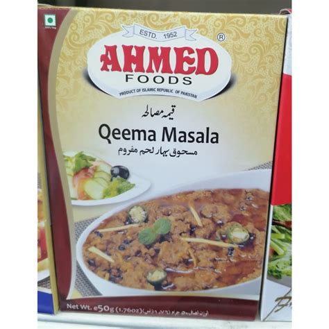 Ahmed Food Qeema Masala 50g Assorted Shopee Malaysia