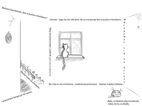 PPT Wisława Szymborska Kot w pustym mieszkaniu PowerPoint