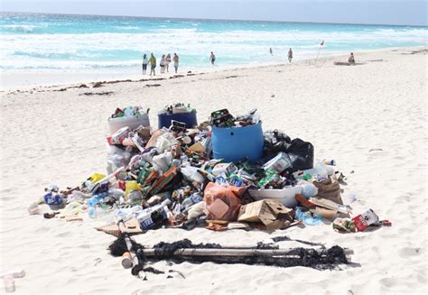 Playas De Canc N Sin Freno En Acumulaci N De Basura