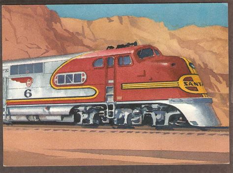 Super Chief Warbonnet Locomotive Santa Fe Railroad First Issue Fdc Usa