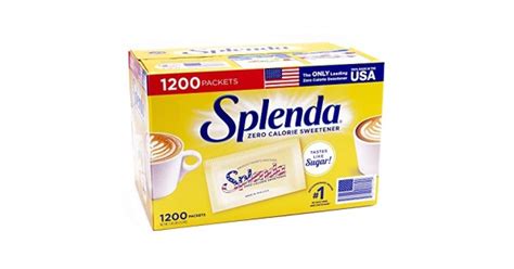 Splenda No Calorie Sweetener Value Pack Single Serve Packets